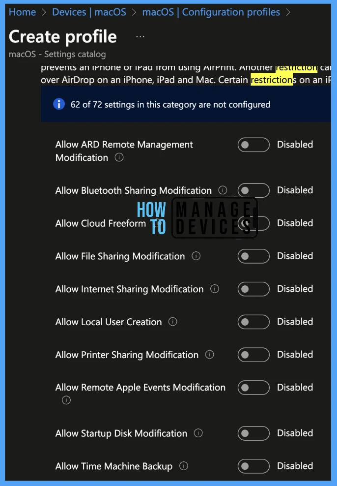 How to upgrade to macOS Sonoma and manage using Intune Fig. 12